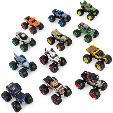 Monster Jam, Official 12-Pack of 1:64 Scale Die-Cast Monster Trucks for Boys and