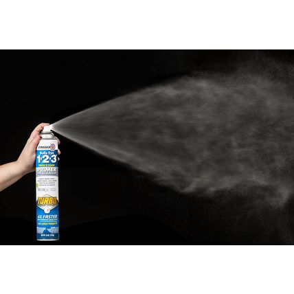 Zinsser 343748-6PK Bulls Eye 1-2-3 Turbo Primer Spray, 26 Oz, Gray, 6 Pack