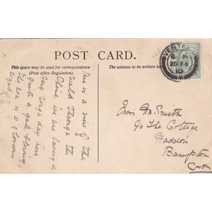 EC900 SHANKLIN CHINE . PRINTED POSTCARD