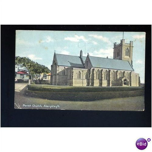 Wales ABERYSTWYTH Church Postcard by Christian Novels