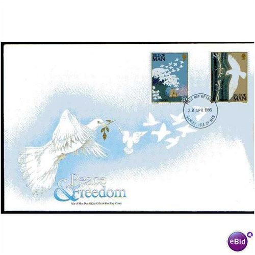 1995 ' EUROPA PEACE AND FREEDOM ' FDC ( EBID291 )