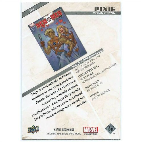 2012 Marvel Beginnings 2 - #319 - Pixie
