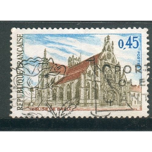 France Stamps 1969 - SG 1814 - 45c Brou Church, Bourg-en-Bresse - used