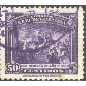 Venezuela 1940 - SG625 - 50c violet - "Rebellion of 1812" - used