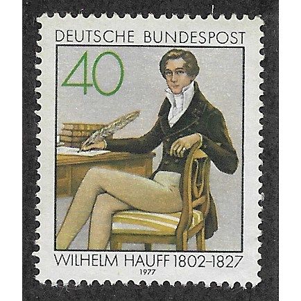 GER 1977 M/M 40pf 'WILHELM HAUFF ' (EBID53-787)