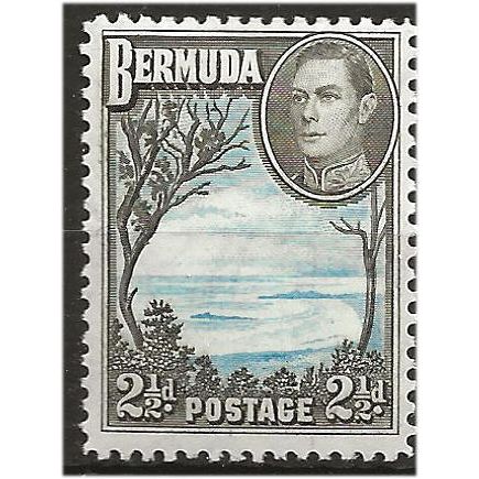 Bermuda 1938 SG112 2d Light Blue & Sepia Mounted Mint . ..