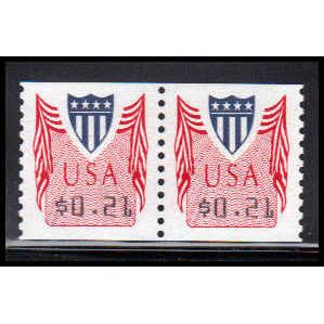 CVP32 21c Shield Very Fine MNH Pair PA4974