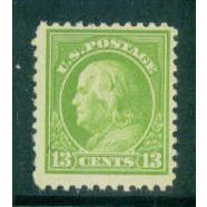 513 13c Benjamin Franklin Fine MMH C1908