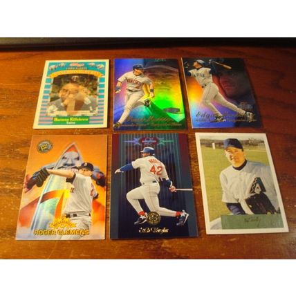 1991-2002, 25-Superstar Insert Cards, RODRIGUEZ/CLEMENS/MATTINGLY, +++