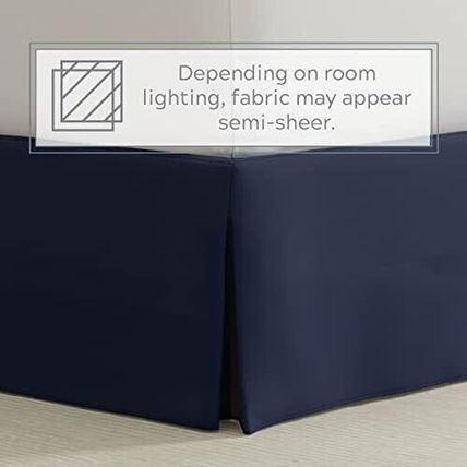 Magic Skirt Wrap Around Bed Skirt-14" Drop-70" X 83"-KING-WHITE-NEW-SEALED-FAST