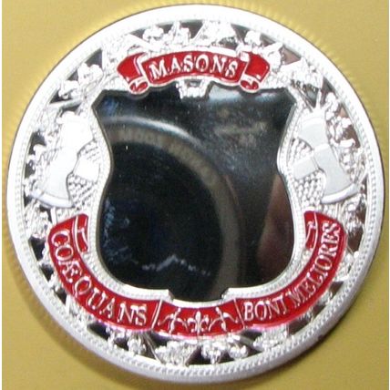 Freemason. Challenge Coin. 1.50". 88b.