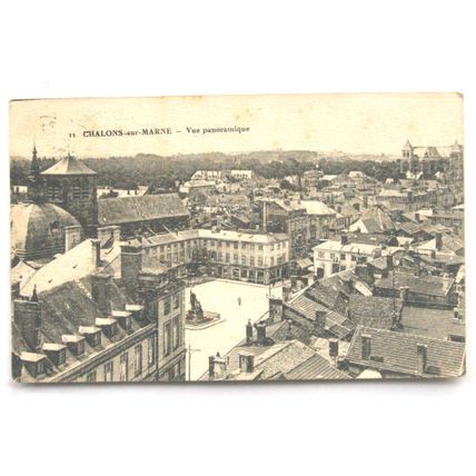 1917 Postcard Chalons sur Marne - Panorama