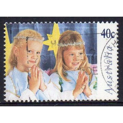 Australia 1997 Christmas - Angels 40c Sheet Used