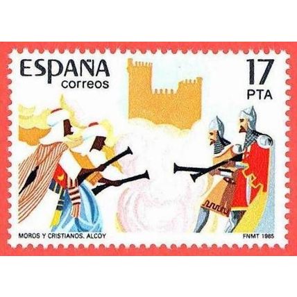 España. 1985. Mi # 2670. Popular Festivals. Moors and Christians. Alcoy