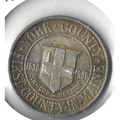 1936 US York County Silver Comm Half Dollar Choice BU