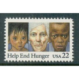 2164 22c End Hunger Fine MNH MA2024
