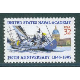 3001 32c Navel Academy Fine MNH P#S LL P22222 V2984