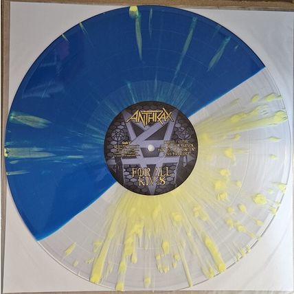Anthrax For All Kings Vinyl, Blue, Yellow, Splatter, Limited Edition