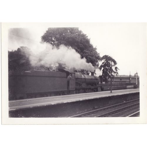 Railway Photo GWR 6872 Crawley Grange Basingstoke 1962 Great Western 4-6-0 Loco