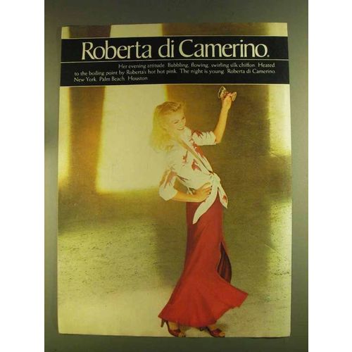 1980 Roberta di Camerino Fashion Ad