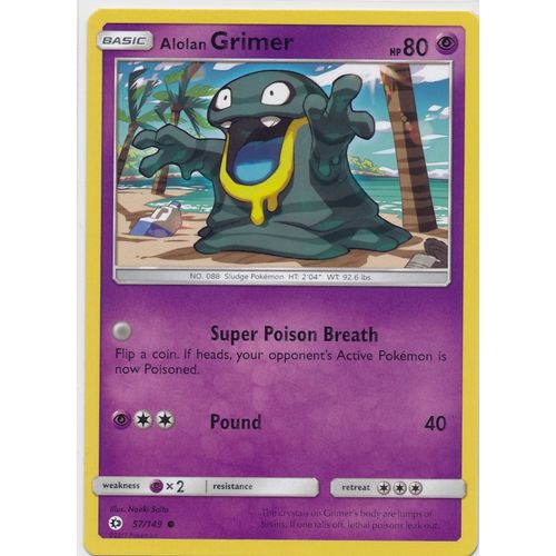 Pokemon Sun & Moon 57/149 Alolan Grimer