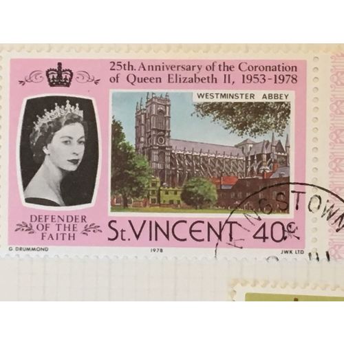 St Vincent 1978 QEII Coronation 40c Westminster Abbey Used SG 556 Sc 528 stamp