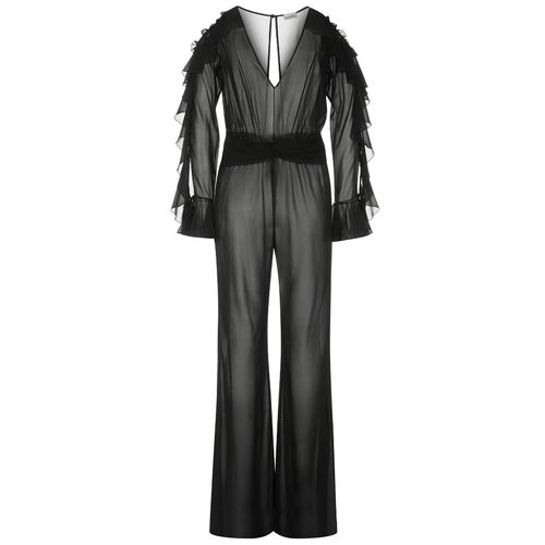 LA PERLA BEJEWELED Black Silk Flared Jumpsuit BNWT (RARE & COLLECTABLE)