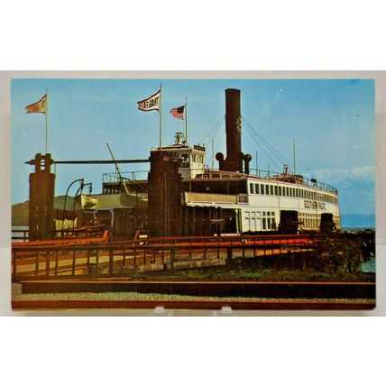 Sausalito CA. Trade Fair The Ferry Boat "Berkeley" Vintage Old Postcard A3