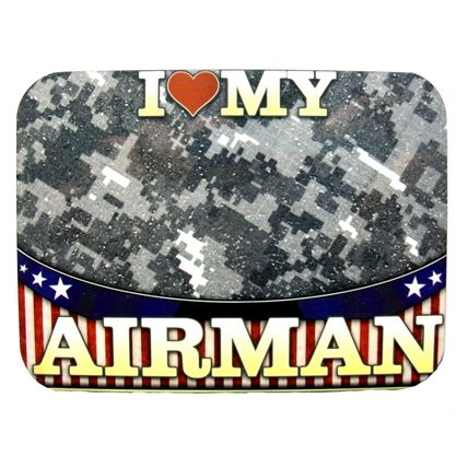 I Love My Airman Fridge Magnet