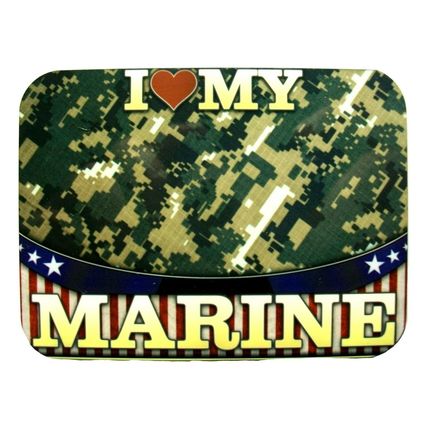 I Love My Marine Fridge Magnet