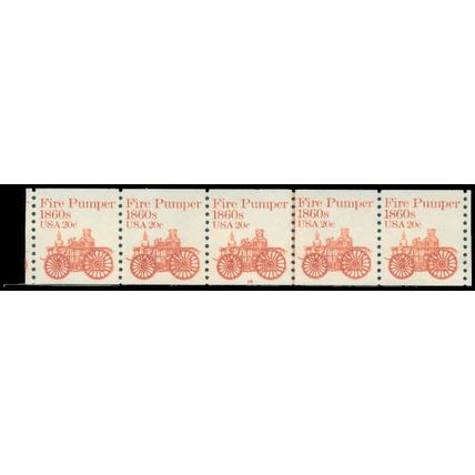 1908v 20c Fire Pumper Very Fine MNH Dry Gum PNC 15/5 P0550