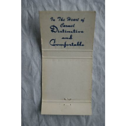 Old Matchbook cover Inns by the Sea, Carmel