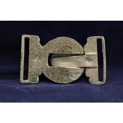 Vintage Cast Metal Queensland Australia Prisons Dept 2-Piece Belt Buckle