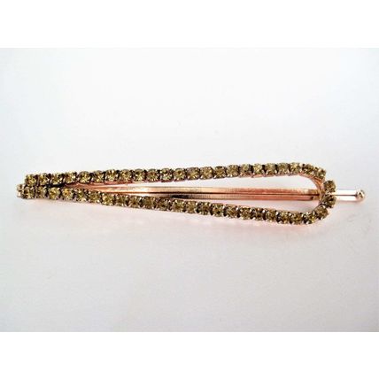 Crystal hair pin hair clip barrette