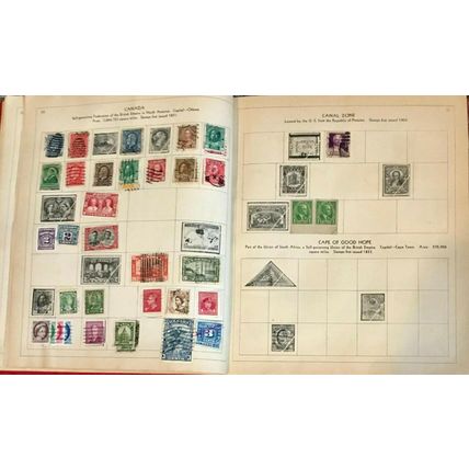 Paragon Stamp Album 1931 - stamps included