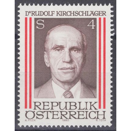 ZAYIX Austria 1146 MNH Rudolph Kirchschlager President Politician 061923S194