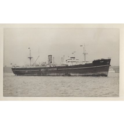 Jag Doot Great Eastern Cargo Ship Vintage Rare Photo