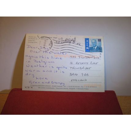 BRUGGE, BELGIUM used postcard 2010 postmark =