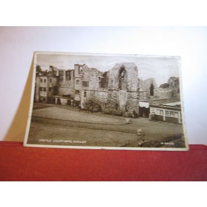 CASTLER COURTYARD, DUDLEY, STAFFORDSHIRE used postcard RP 1951 pm =