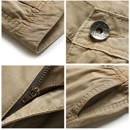 Mens Cargo Combat Shorts Summer Chino Casual Army Work Knee Length Pants