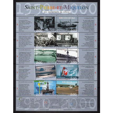 St. Pierre & Miquelon 696-697 MNH Ships Industry Military ZAYIX 0324L0123