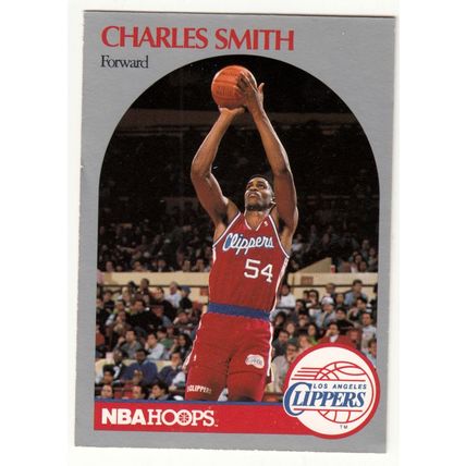 1990-91 Hoops Charles Smith basketball card #151- Clippers