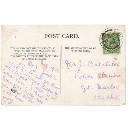Hardwick House - Whitchurch-on-Thames - Postally Used - Slough 1913 Postmark