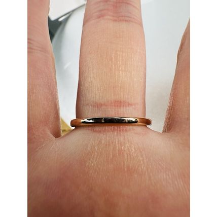 Ring Bomb Party Sz9 RBP LC Peach Ombre Crystal Rose Gold P Band Costume Jewelry