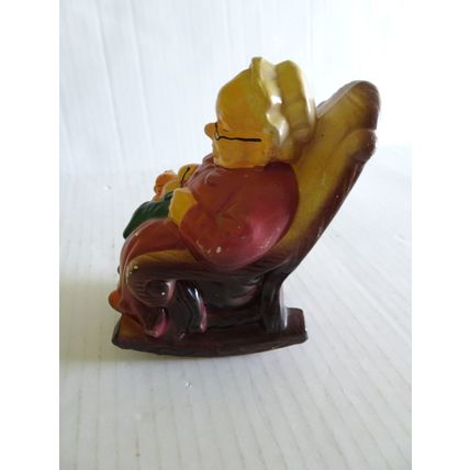 Bank - Vintage Retirement Fund Ceramic Bank Old Lady Knitting Rocking Chair