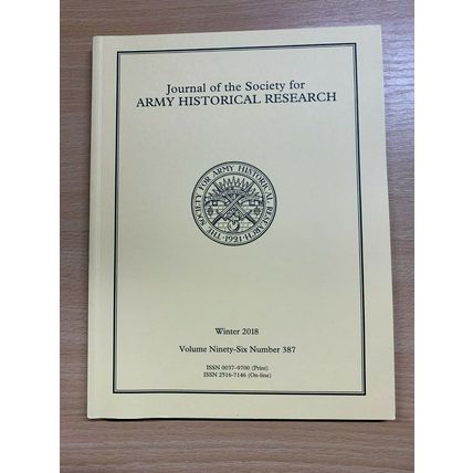 WINTER 2018 ARMY HISTORICAL RESEARCH JOURNAL VOL 96 #387 BOOK HUSSAR JACKET (P3)