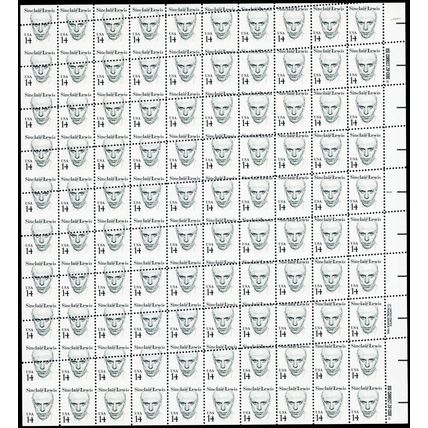 1856d, MNH 14¢ Two Imperforate Between Errors In Full Sheet RARE - Stuart Katz