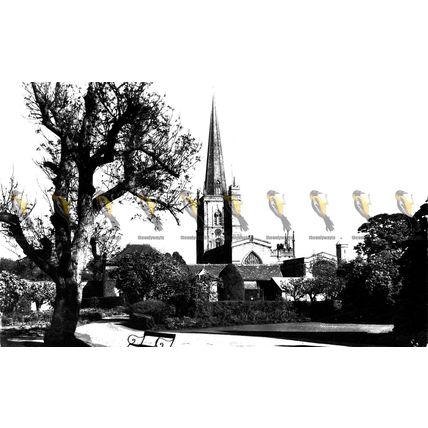 Church, Burford, Oxon, Modern Reproduction Print