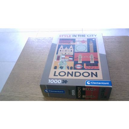 STYLE IN THE CITY: LONDON Jigsaw Puzzle (1000 Piece) Clementoni