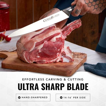 Cutluxe Kitchen Knives, 5 Pcs Chef'S Knife Set – Razor Sharp German Steel, Full